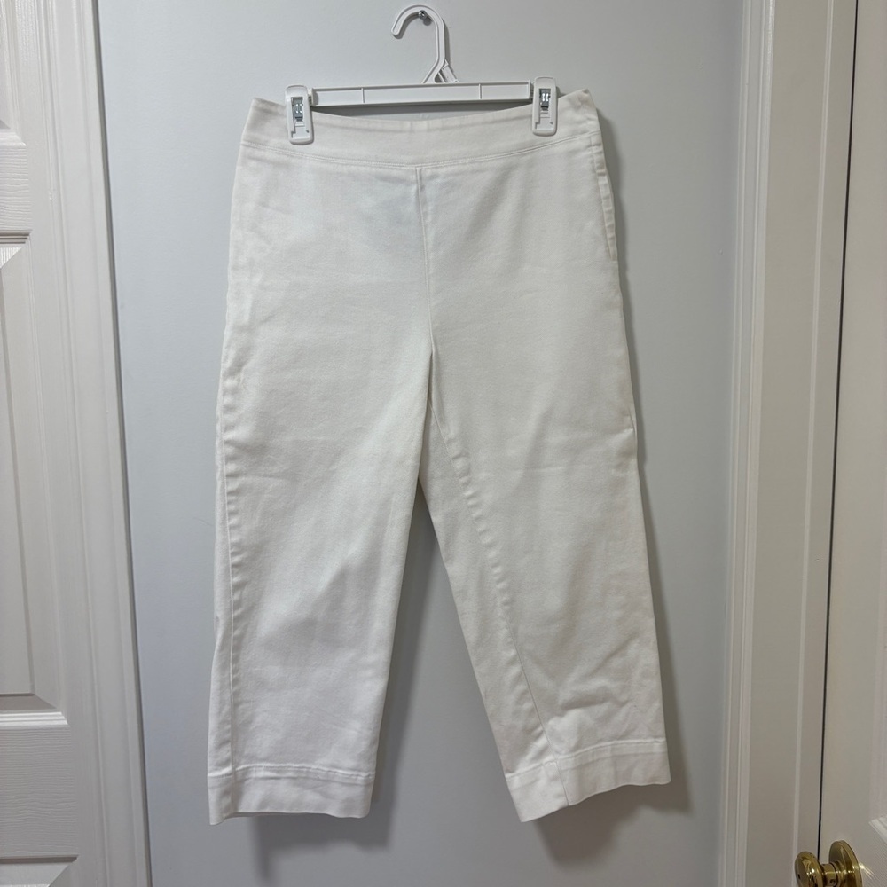 Lauren Jeans Co. by Ralph Lauren white capri crop pants size 6
